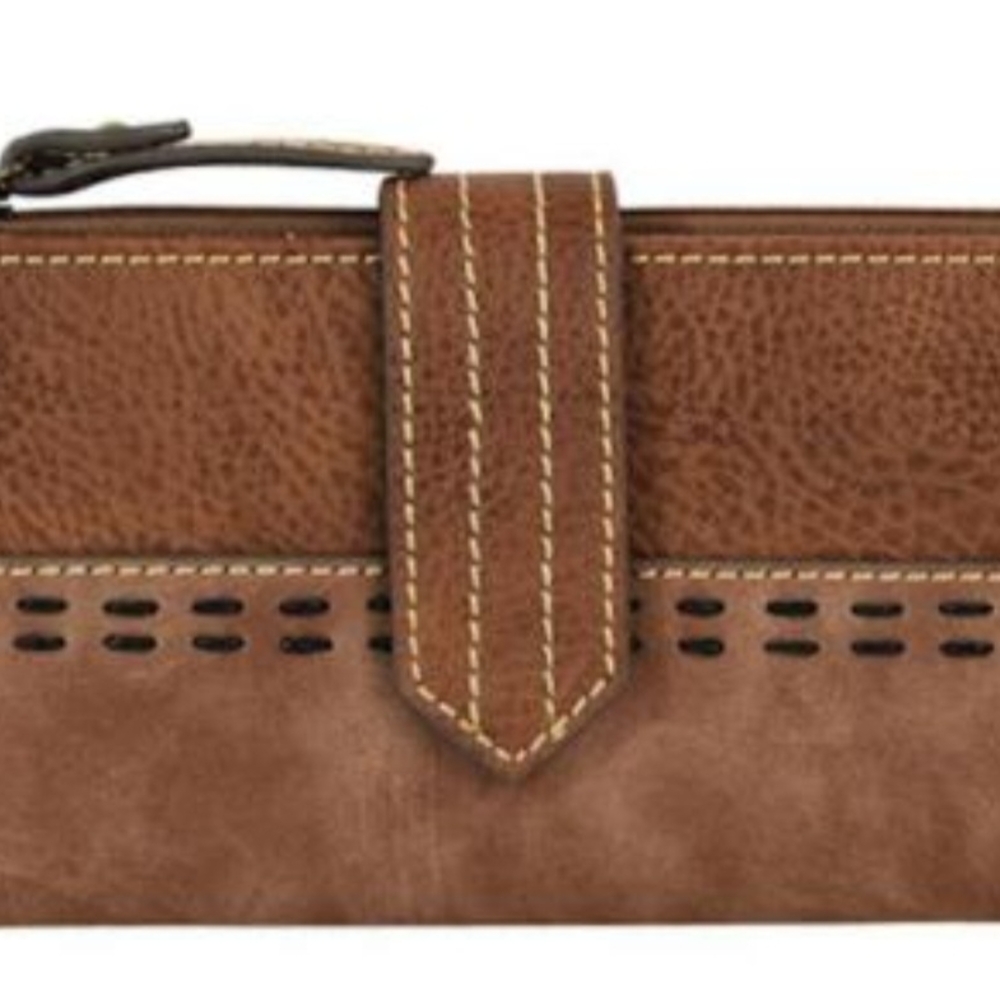 Justin Boots Brown Leather Wallet